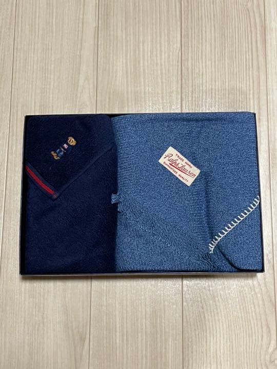 ラルフローレン　ブランケット　ハンドタオルセット