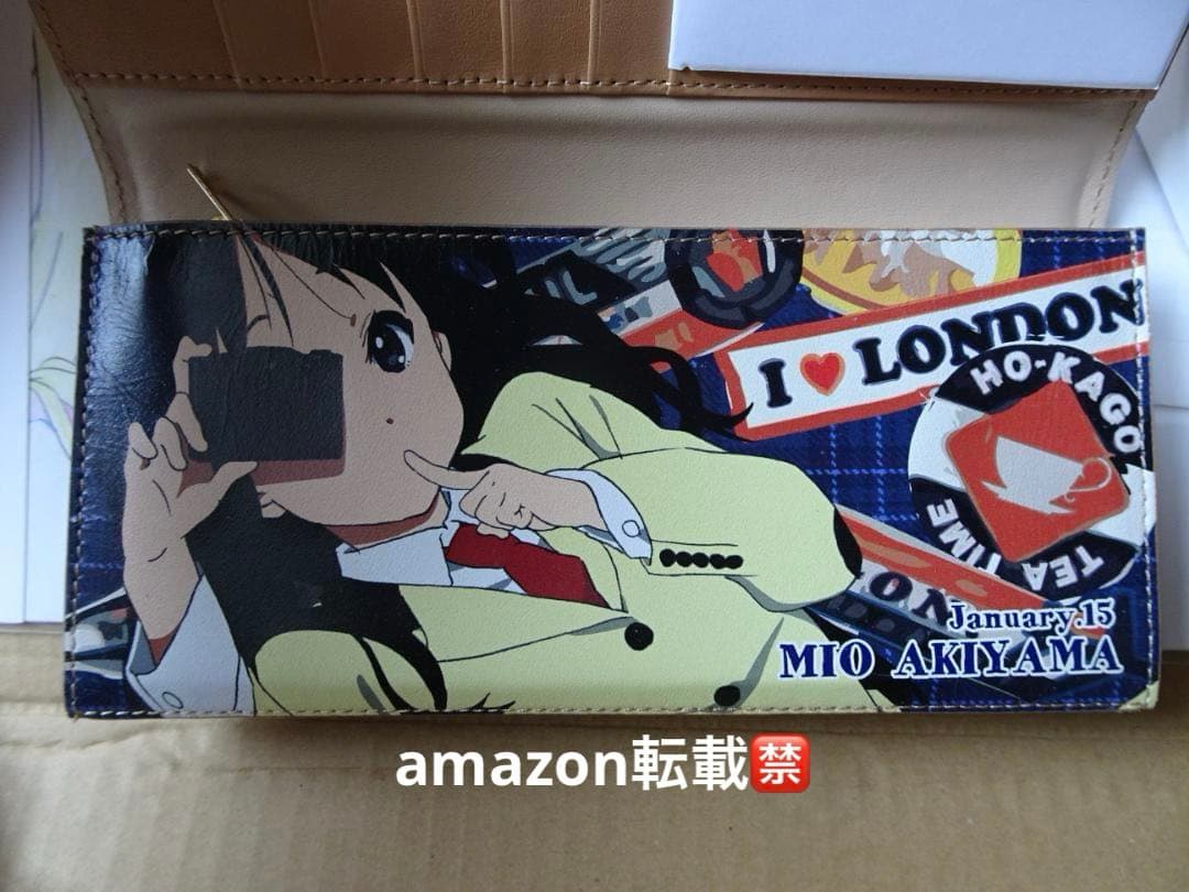 京アニ けいおん！ 秋山澪 生動画 & 長財布 セット　原画　直筆