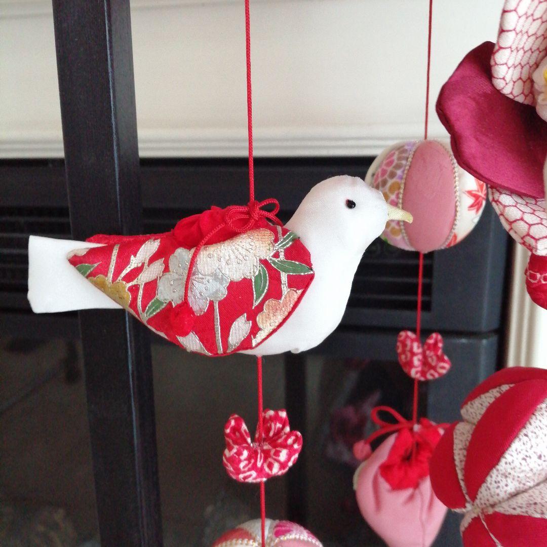 吊るし雛　吊るし飾り　ちりめん細工　ハンドメイド　ひな祭り　節句　 ✿台付✿