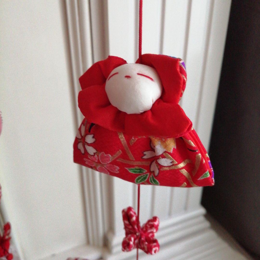 吊るし雛　吊るし飾り　ちりめん細工　ハンドメイド　ひな祭り　節句　 ✿台付✿