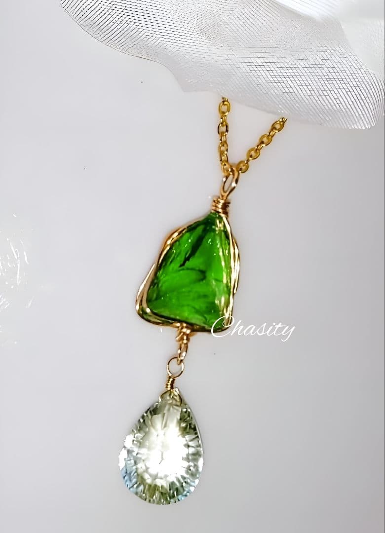 Kgf14 希少 アンダラ 「変容の扉」 エメラルドシフト グリーンアメジスト