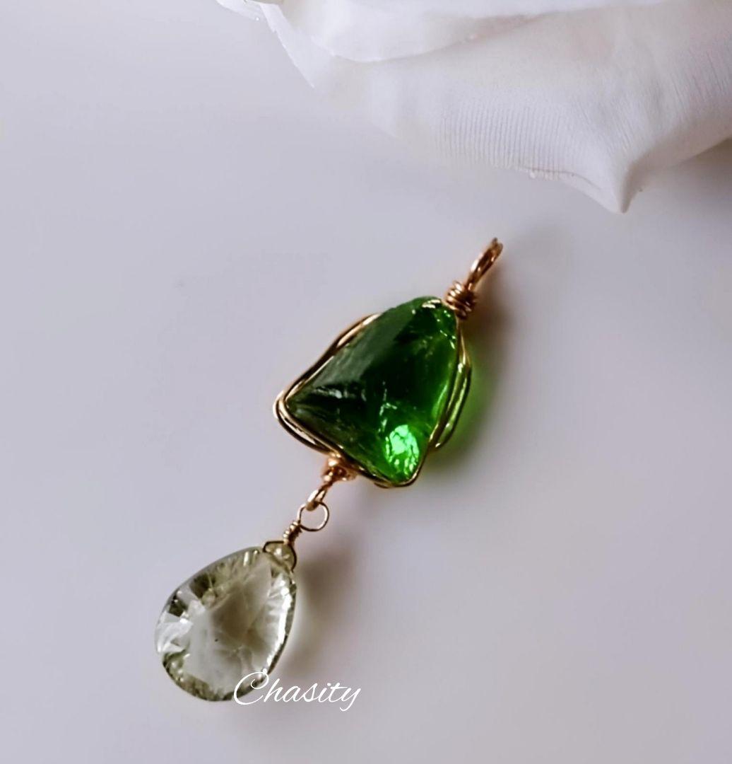 Kgf14 希少 アンダラ 「変容の扉」 エメラルドシフト グリーンアメジスト