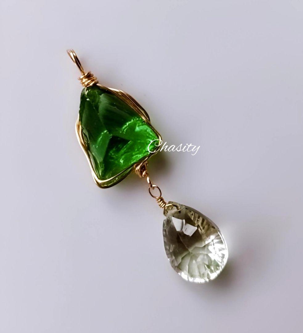 Kgf14 希少 アンダラ 「変容の扉」 エメラルドシフト グリーンアメジスト