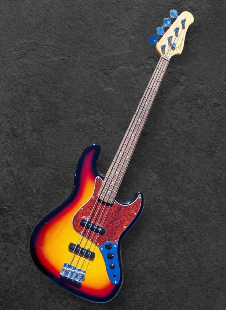 Mavis メイビス　イシバシ楽器 ベエレキベース サンバースト 稼働品