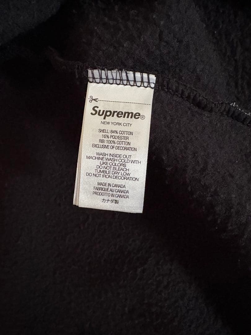 supreme パーカー ジップパーカー