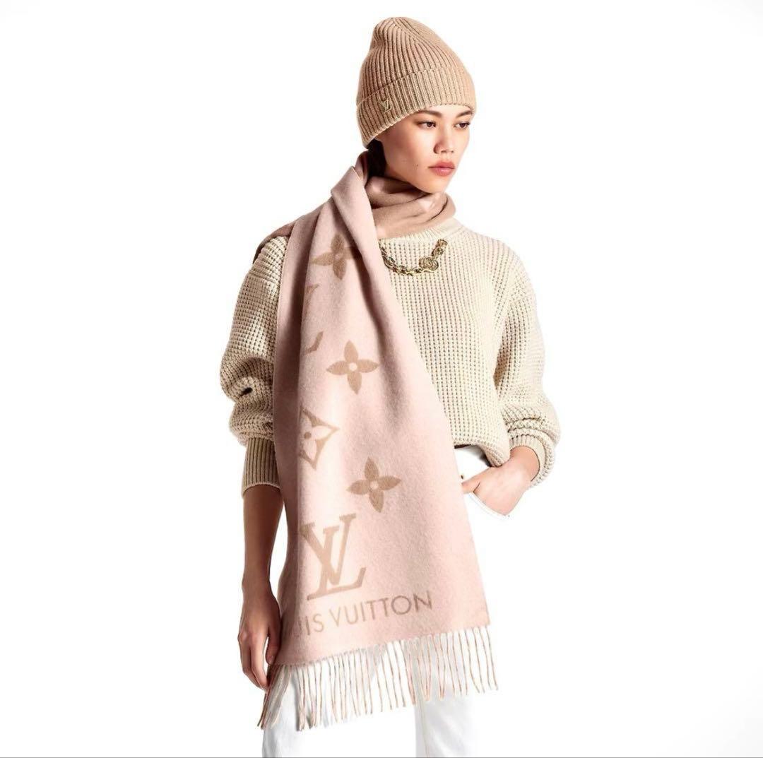 う*さ様 ルイヴィトンニット帽　ベージュ