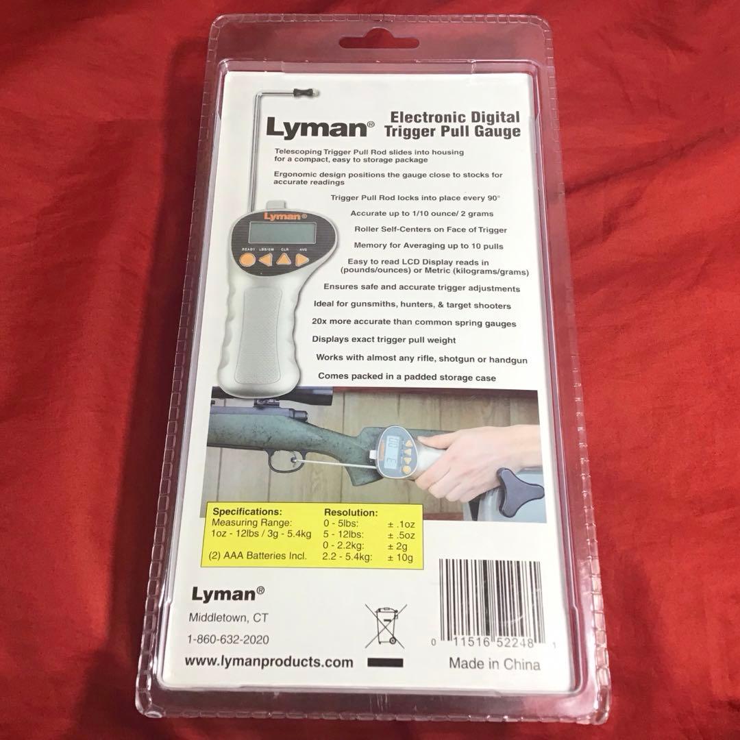 Lyman製　実物デジタルトリガープル計測器　新品