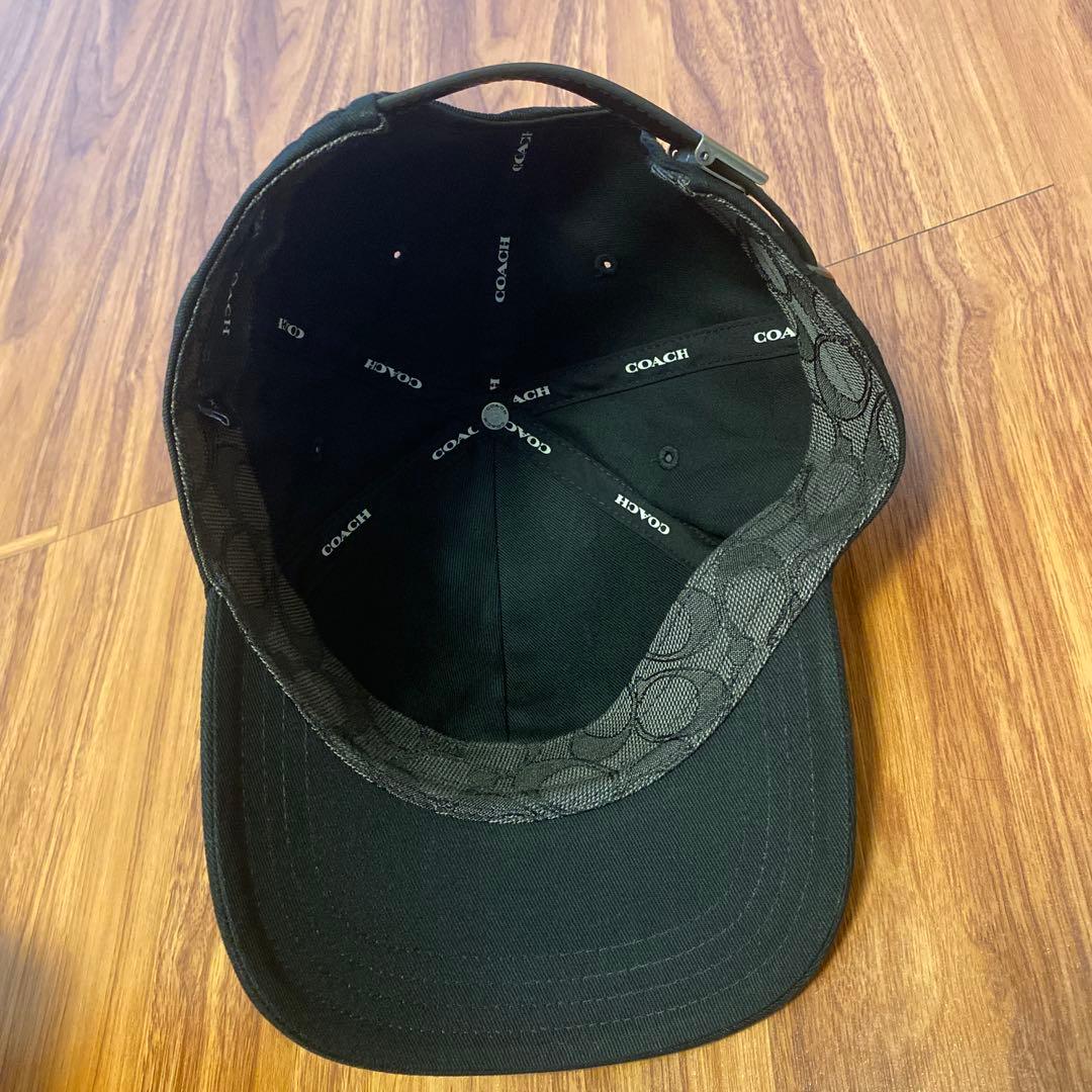 COACH ブラック ベースボールキャップ
