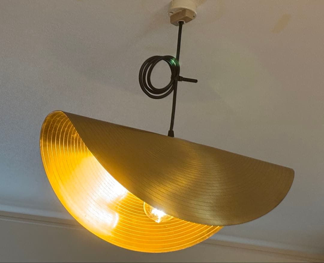 ペンダントライト/シンバル/ランプ/照明/インテリア/LED/電球/ハンドメイド