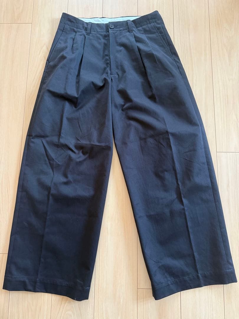 f*j様 ユニバーサルプロダクツ　2TUCK WIDE CHINO TROUSE