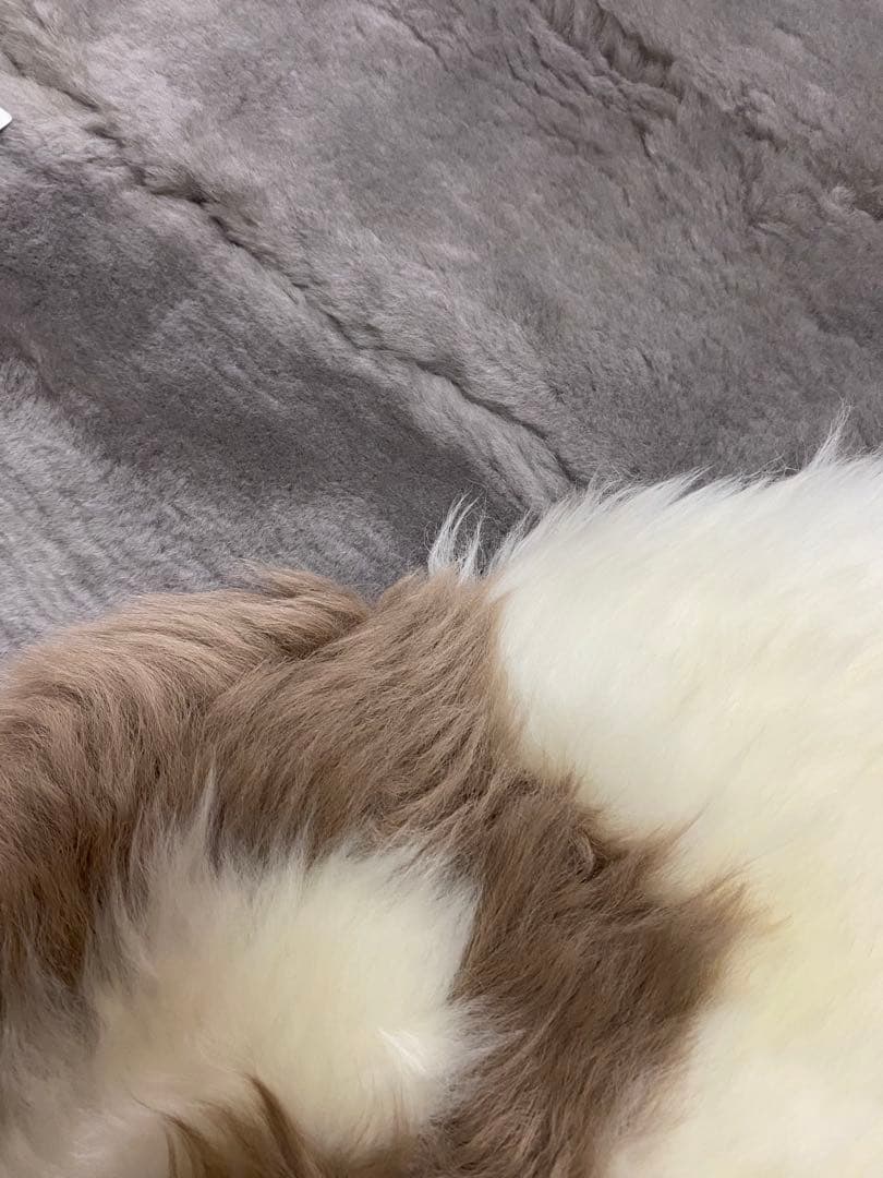 ムートン　ラグ　座布団