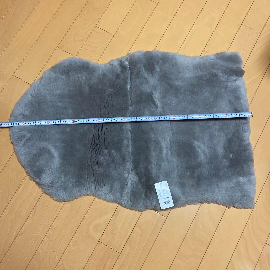 ムートン　ラグ　座布団