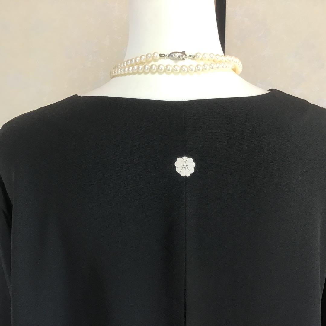 留袖リメイクワンピース❣️郡鶴　一部刺繍4L 着丈126