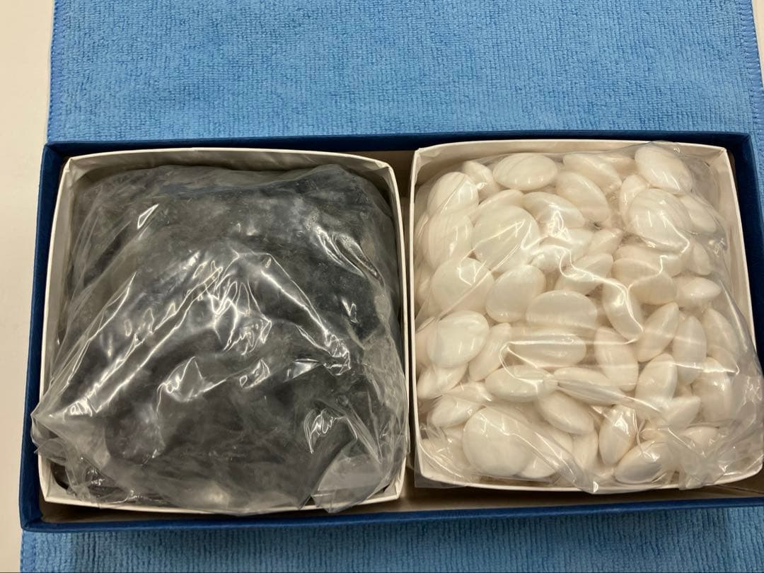 【新品未使用】囲碁　碁石　日向特製　本蛤　本那智黒　35号