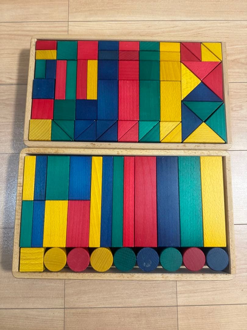 【中古品】伸芽会の教材つみき