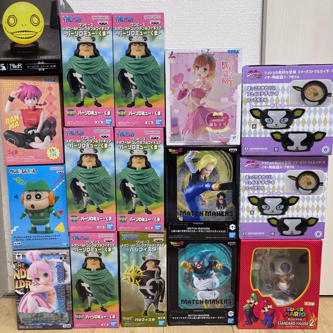 【まとめ売り】人気アニメ　フィギュア　ドラゴンボール　ワンピース　ジョジョ