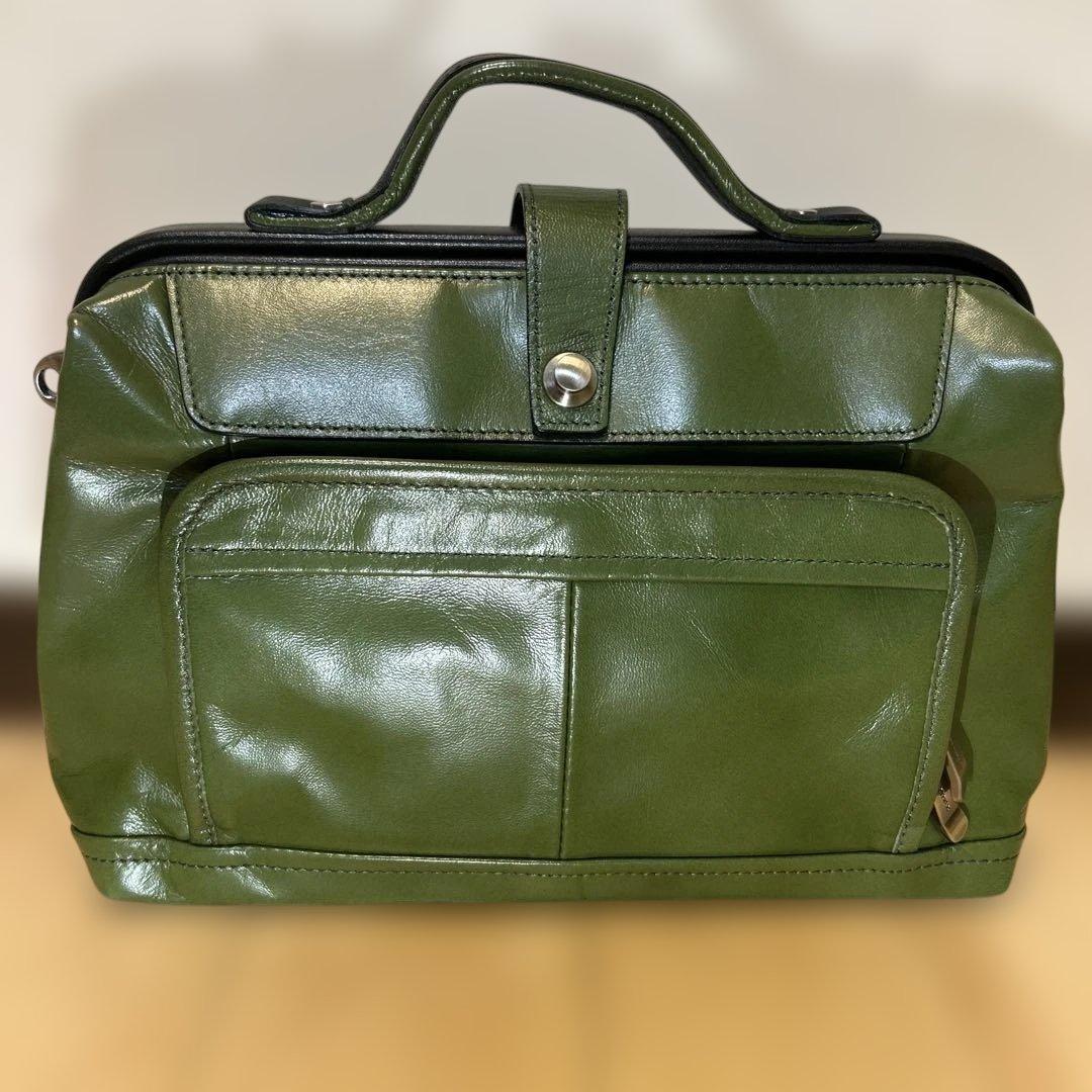 アートフィアー（ARTPHERE） レザー ビジネスバッグ グリーン
