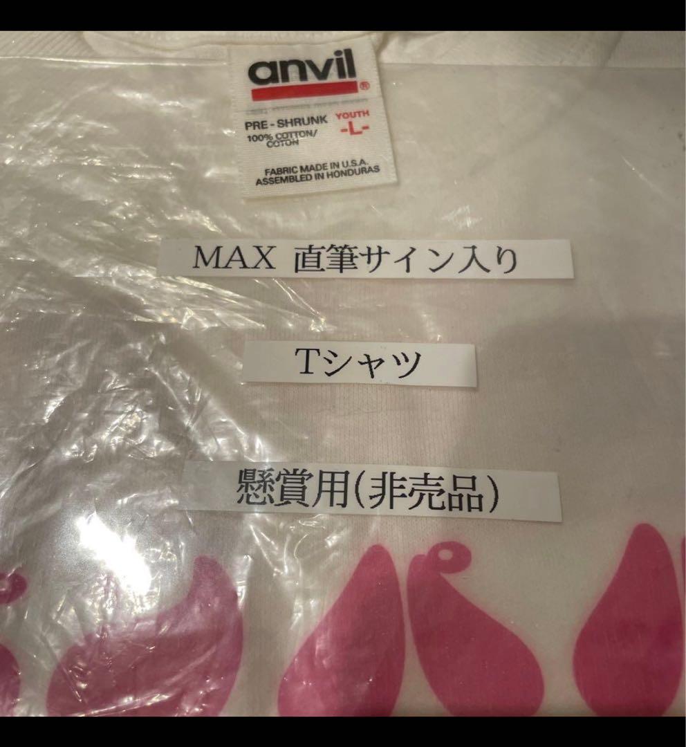 ＭＡＸ　芸能人　藤本綾　安室奈美恵好き　バックダンサー　サイン　Tシャツ　芸能人