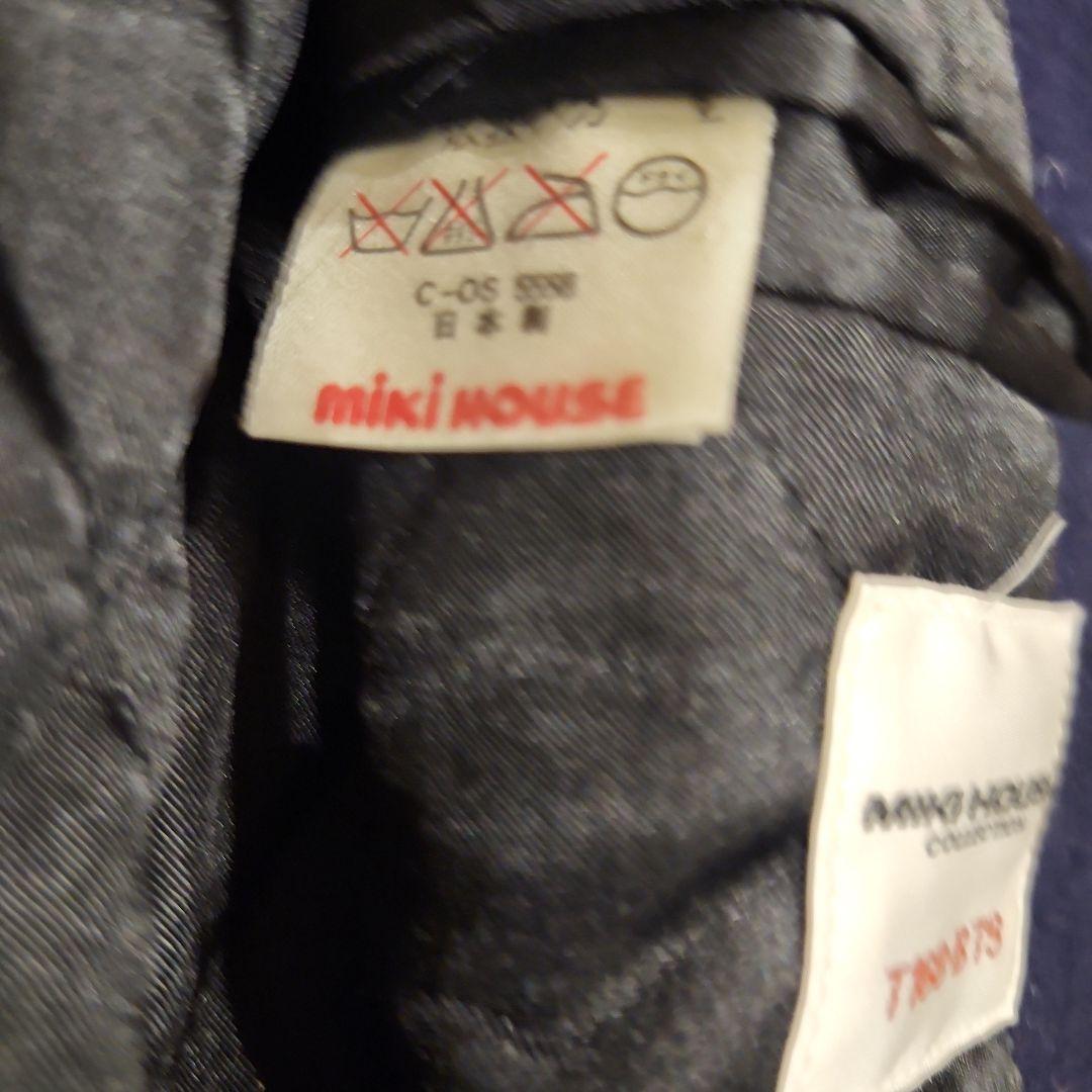 美品✨ミキハウス コート ネイビー　160cm　受験　ユニセックス　日本製