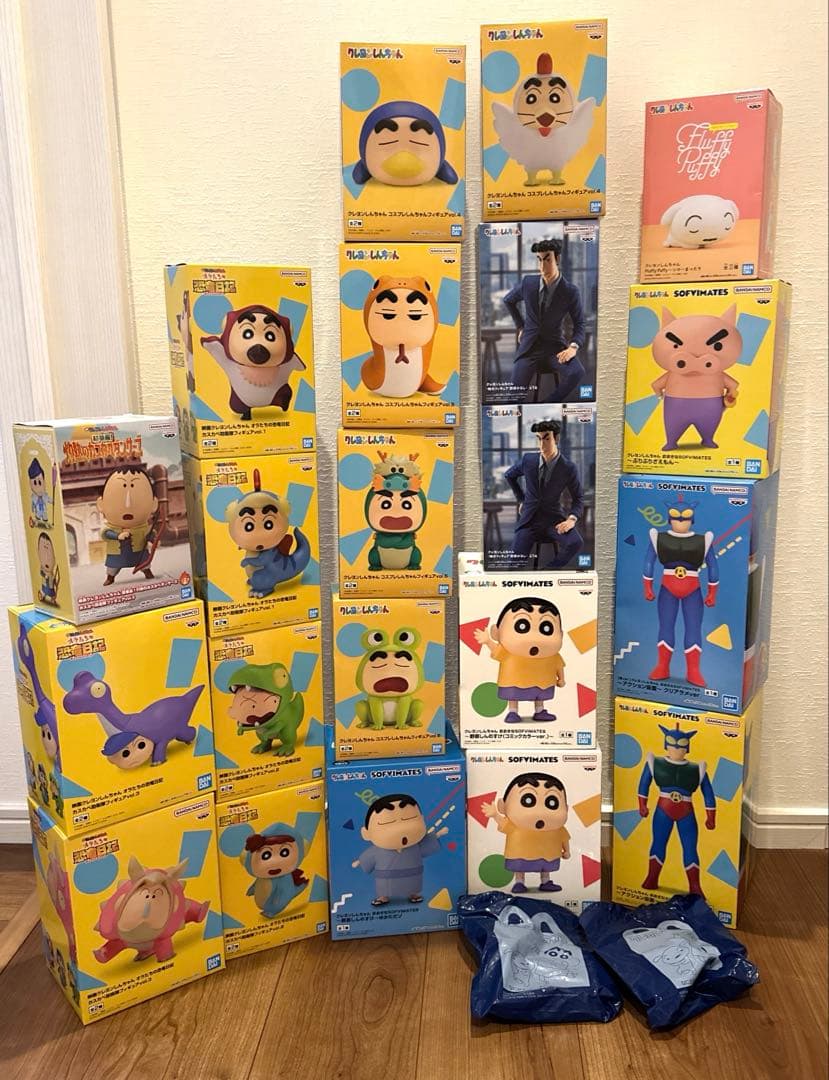 クレヨンしんちゃん プライズ ハッピーセット まとめ売り フィギュア 23点
