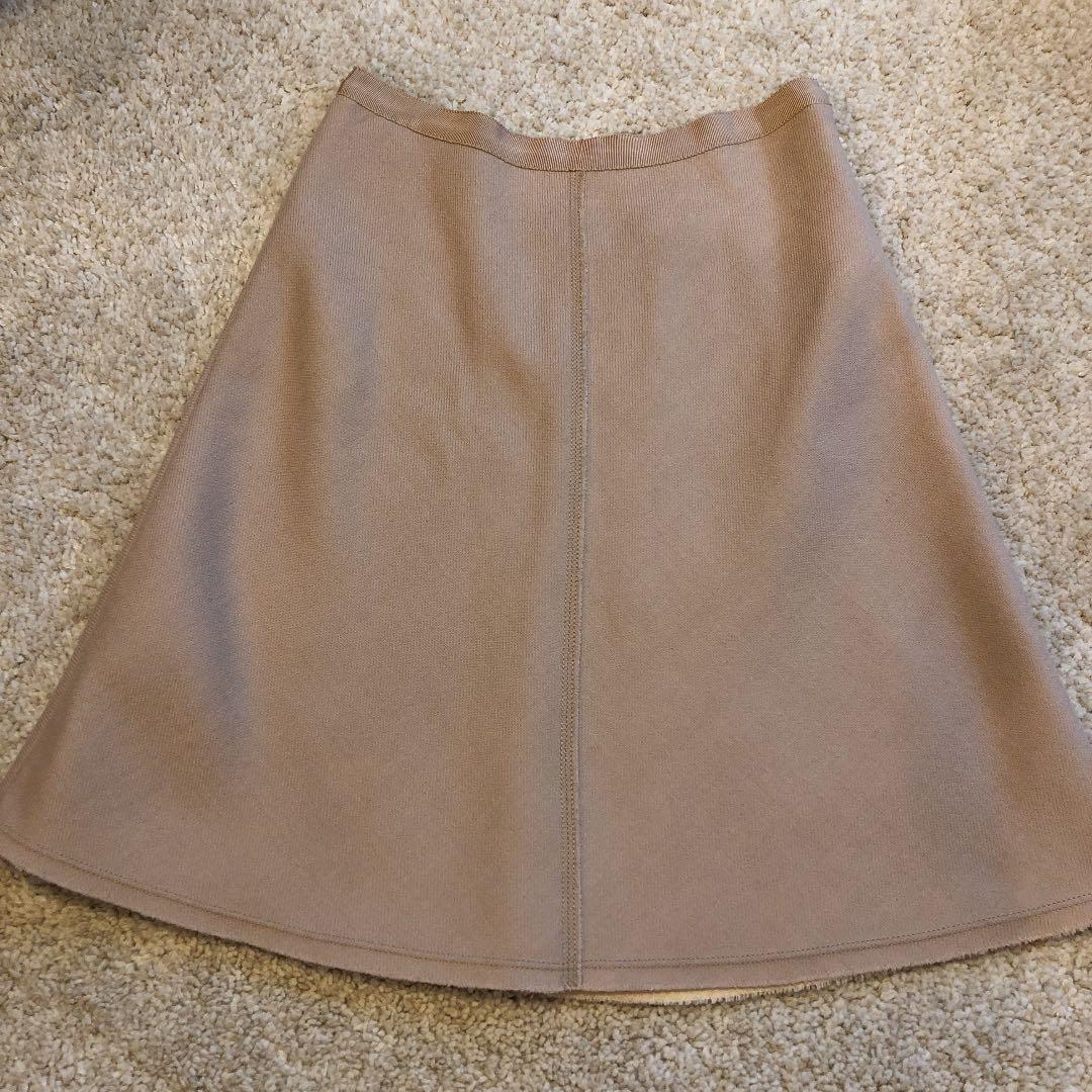PRADA プラダ ひざ丈スカート ベージュ