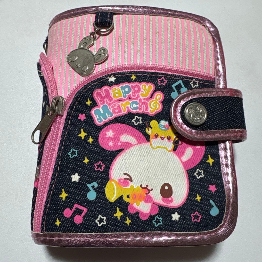 【激レア】　Happy March デニム　シール帳　手帳　平成　当時品　うさぎ
