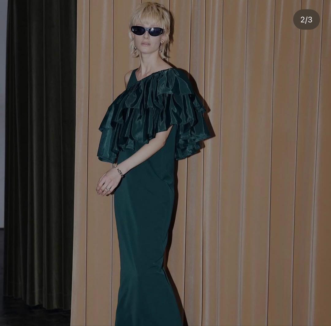 【amerivintage】最終値引き！ワンショルダーフリルワンピース