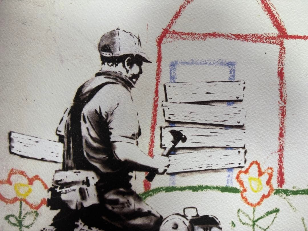 「Crayon for Closure」バンクシー リトグラフ サイン入り