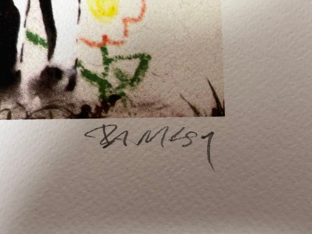 「Crayon for Closure」バンクシー リトグラフ サイン入り