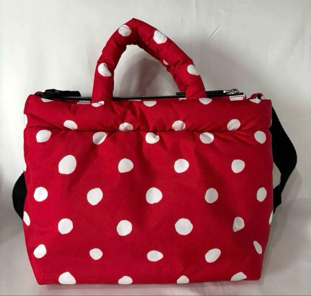 専用様…美品MARNI マルニ　ドット　パフバック　2way ロゴパッチ