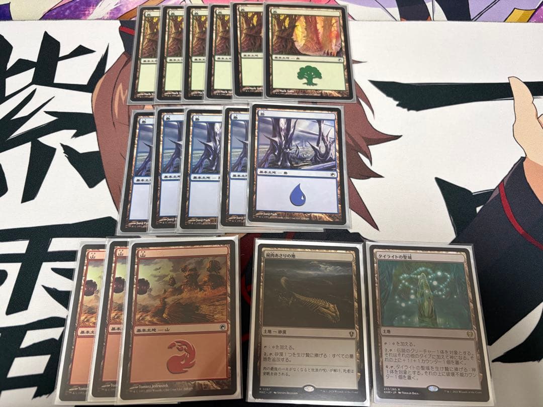 統率者デッキ　不死者、ミー　100枚セットまとめ　スリーブ装着済　日本語　EDH