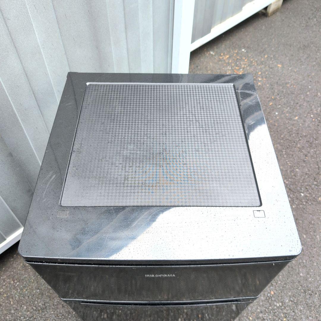 アイリスオーヤマ　2ドア　冷凍　冷蔵庫　NRSD-8A-B　81L　2