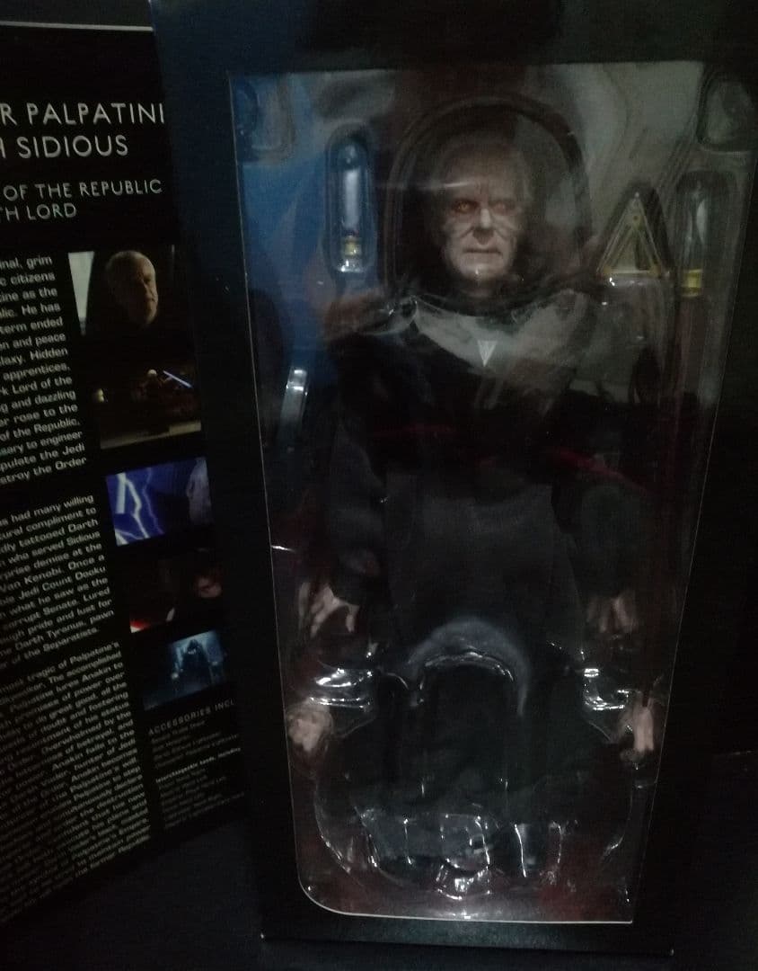 新品　スターウォーズ パルパティーン ダースシディアス　フィギュア 2体セット