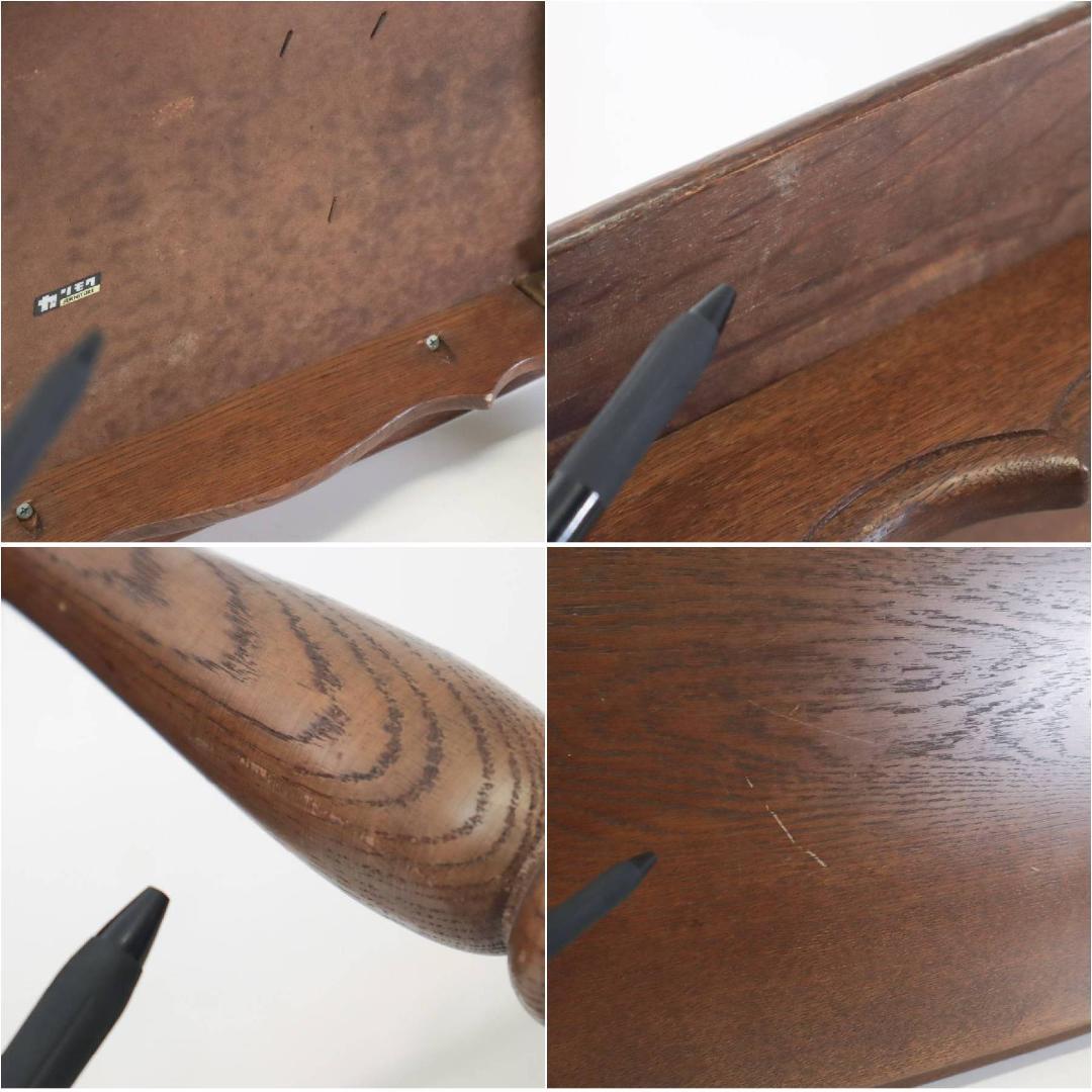 カリモク家具 コロニアル リビングテーブル 幅67cm ブナ材 ウォールナット色