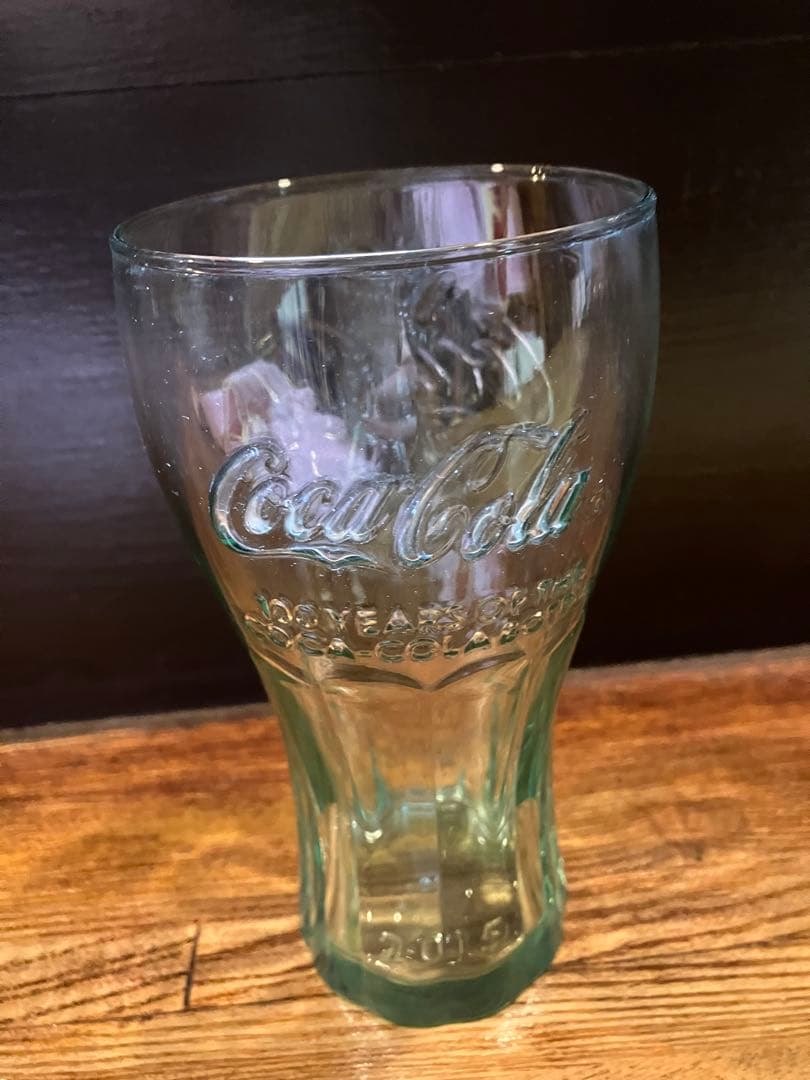 Coca-Cola ガラス製コップ 100周年記念グラス