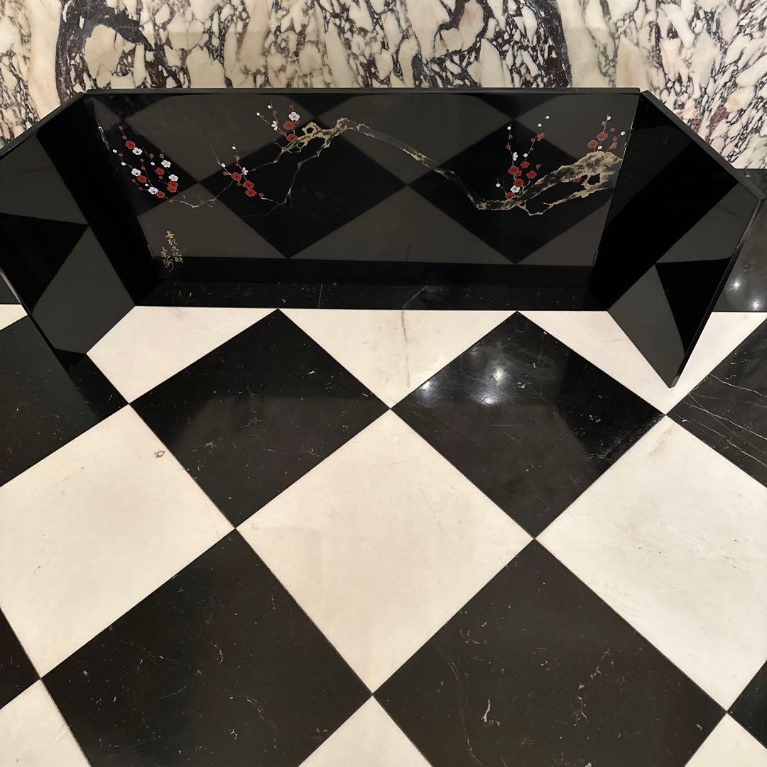 無形文化財　漆屏風