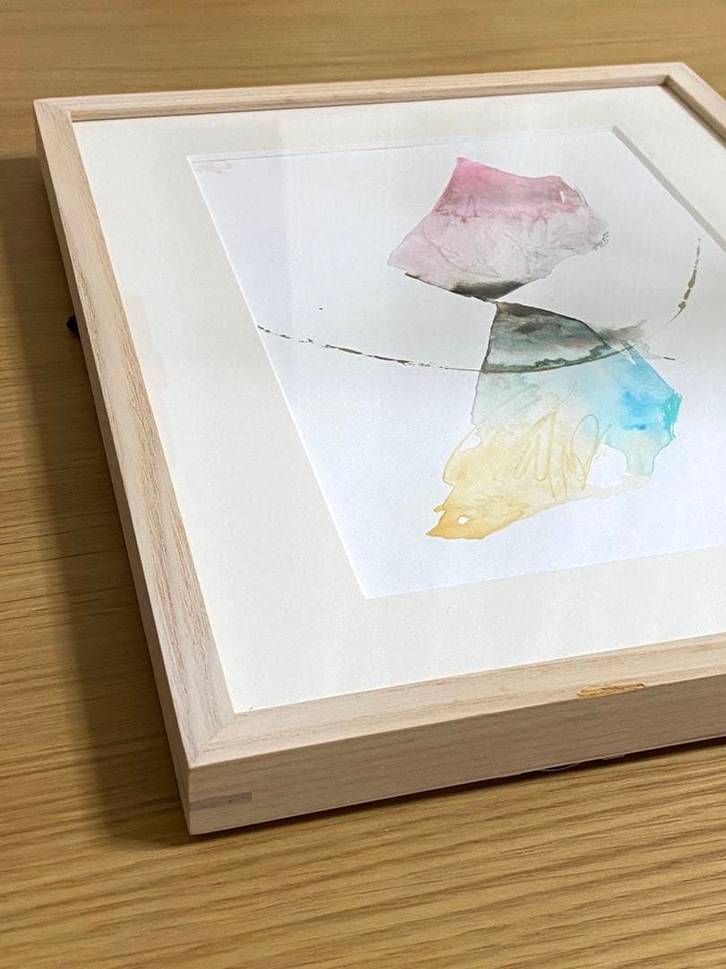 野村佳代　原画　作品　絵画　美術　水彩画　抽象画