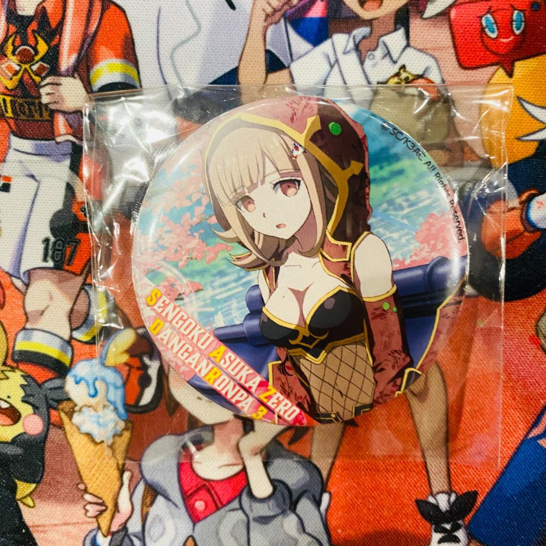 【当日発送】　戦国アスカZERO　ダンガンロンパ3コラボ　七海千秋の缶バッジ