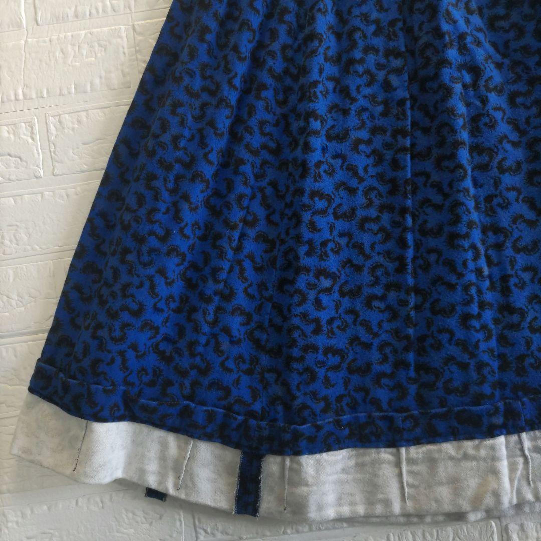 専用✨コムデギャルソン　コムコム　総柄　スカート AD2007 青　ブルー