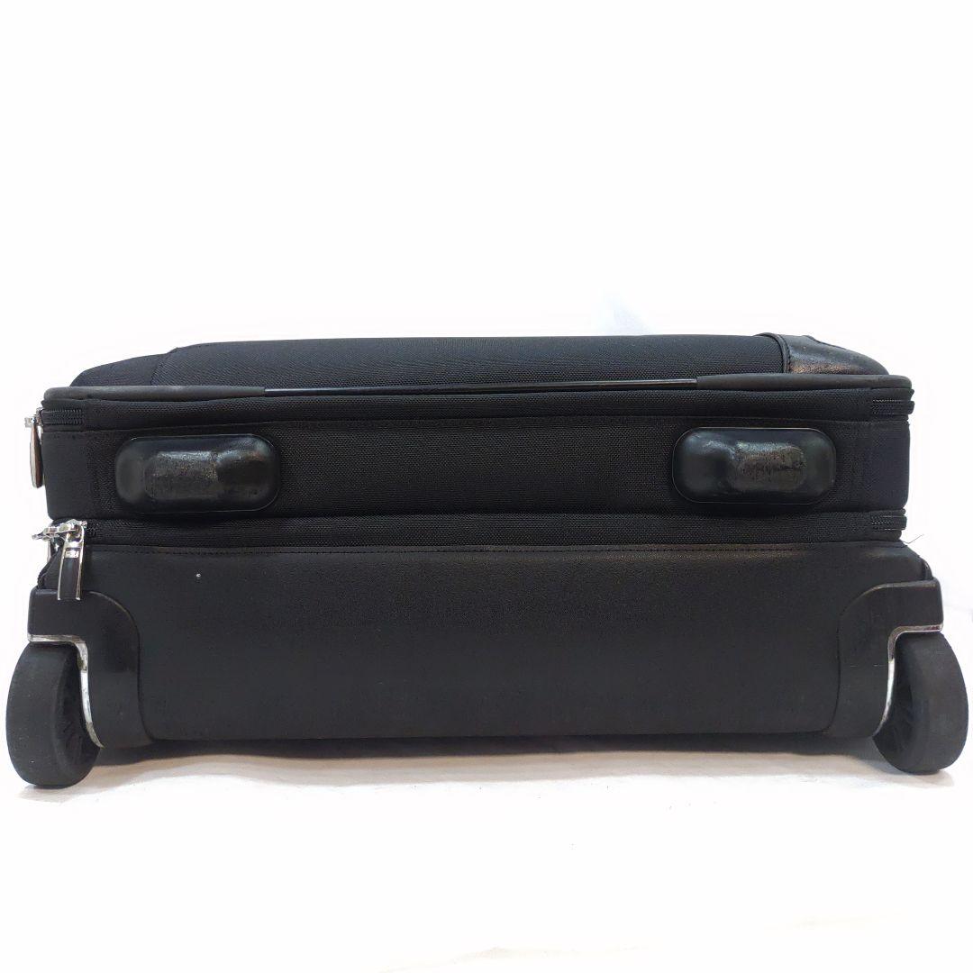 【美品】トゥミ ARRIVE キャリーケース 旅行鞄 レザー×バリスティック 黒