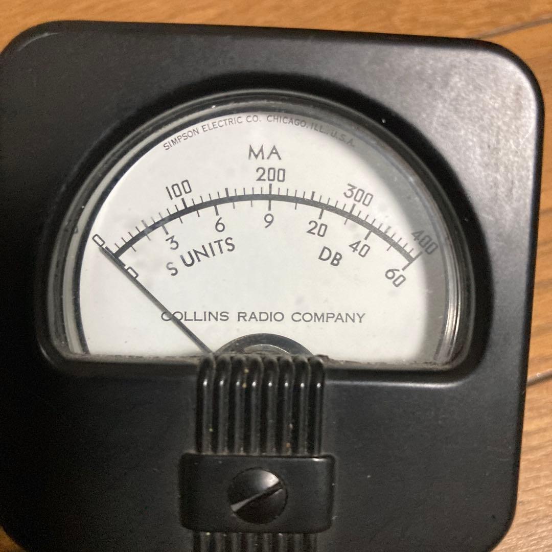 collinsコリンズ KWM2A用Sメーター米軍補修パーツ
