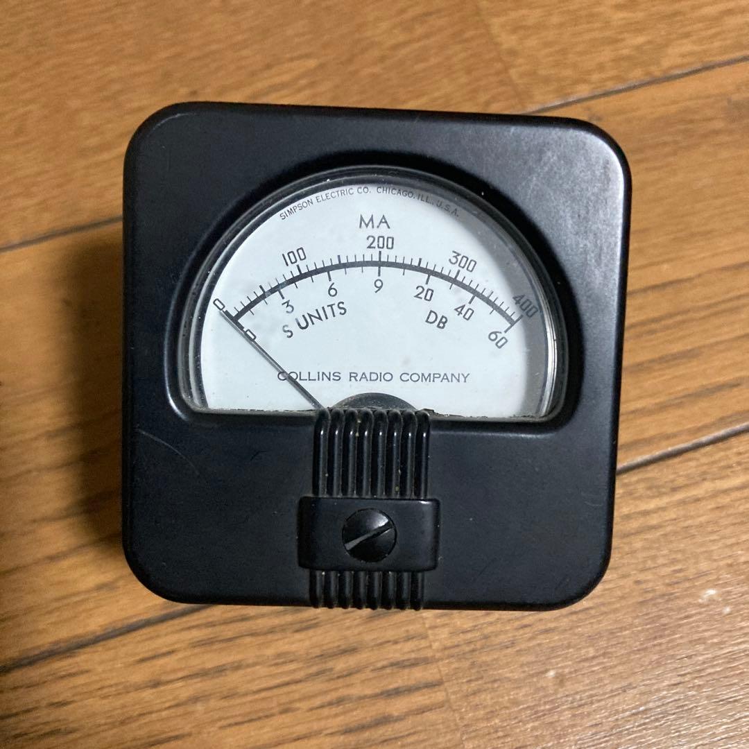 collinsコリンズ KWM2A用Sメーター米軍補修パーツ