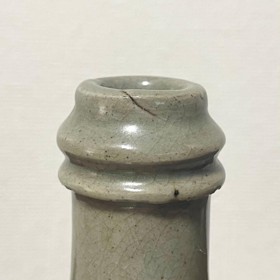 古伊万里 VOC 徳利 染付 草文 花器 花入