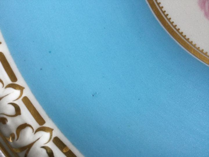 英国アンティーク・ビクトリアン陶器コンポート(イングリッシュ・ローズ)