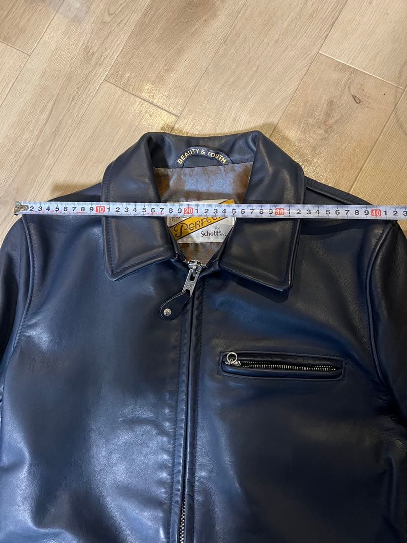 Schott Perfecto シングルライダース 40 ダークネイビー