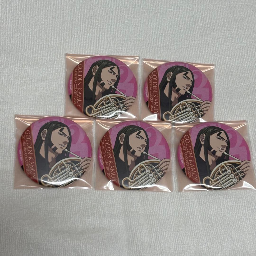 ゴールデンカムイ 金カム オーケストラコンサート 缶バッジ 海賊房太郎