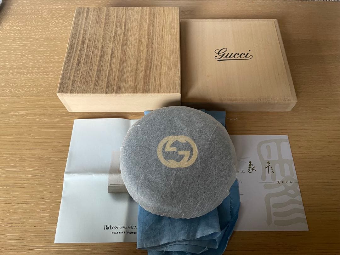Gucci グッチ 象彦　菓子器 1050個限定 Richesse