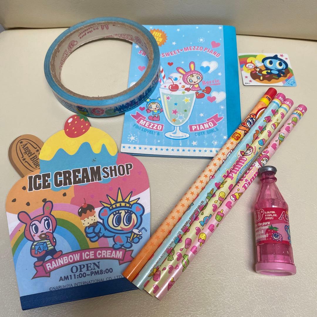 エンジェルブルー&メゾピアノ文房具セット