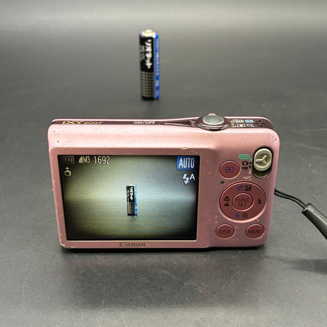 【動作確認済み】 Canon ixy 200F コンパクトデジタルカメラ ピンク
