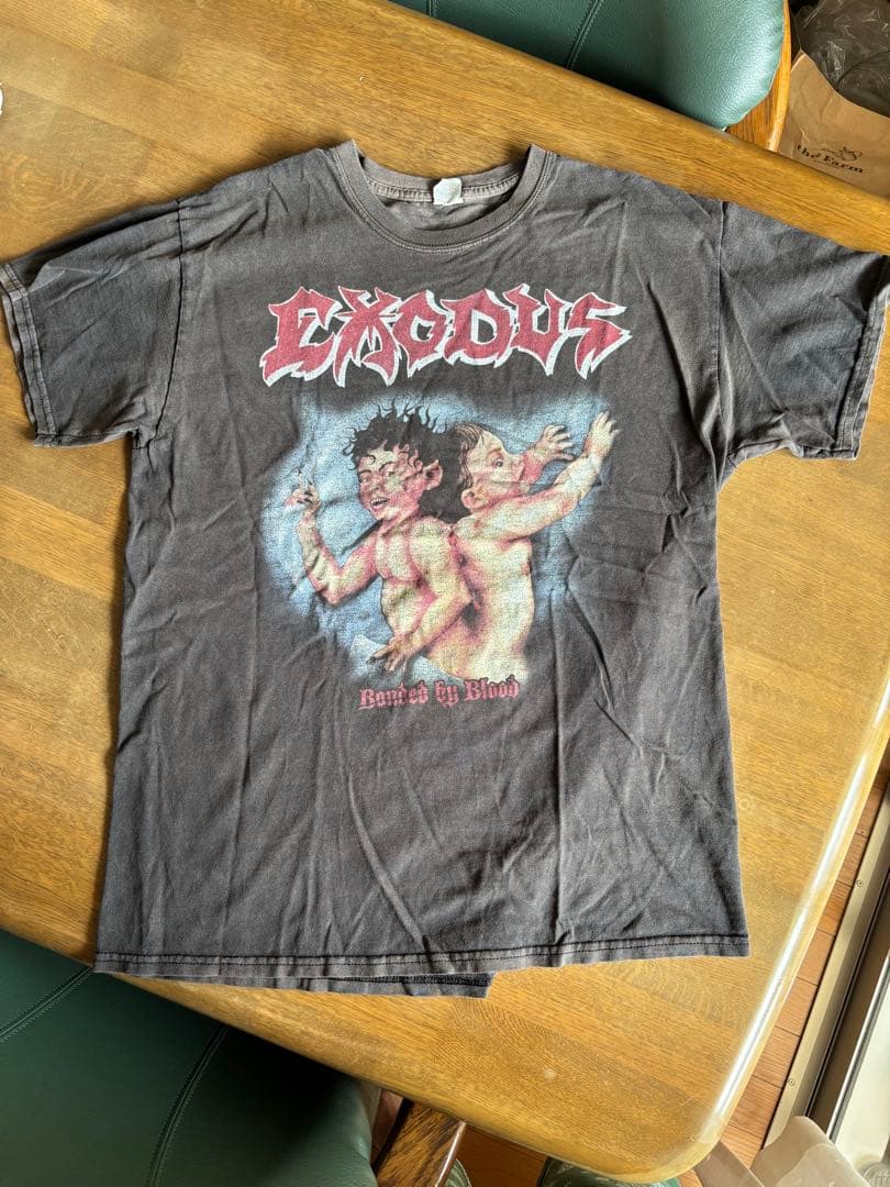 EXODUS バンドTシャツ thrasher ‘90年代 フェード　メタル